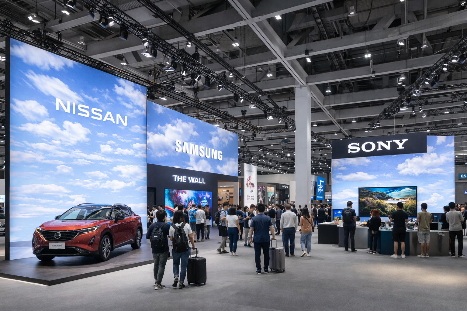 indoor commercial lightbox display with UV soft film