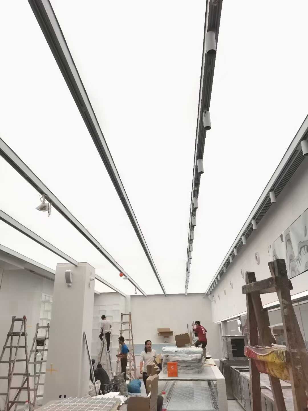 shopping mall public area lightbox display project