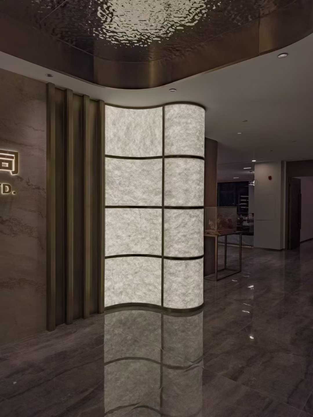 UV soft film lightbox used in shopping mall corridor